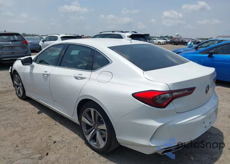 2021 Acura Tlx Advance Package из США, поврежденный, VIN 19UUB6F6XMA003533